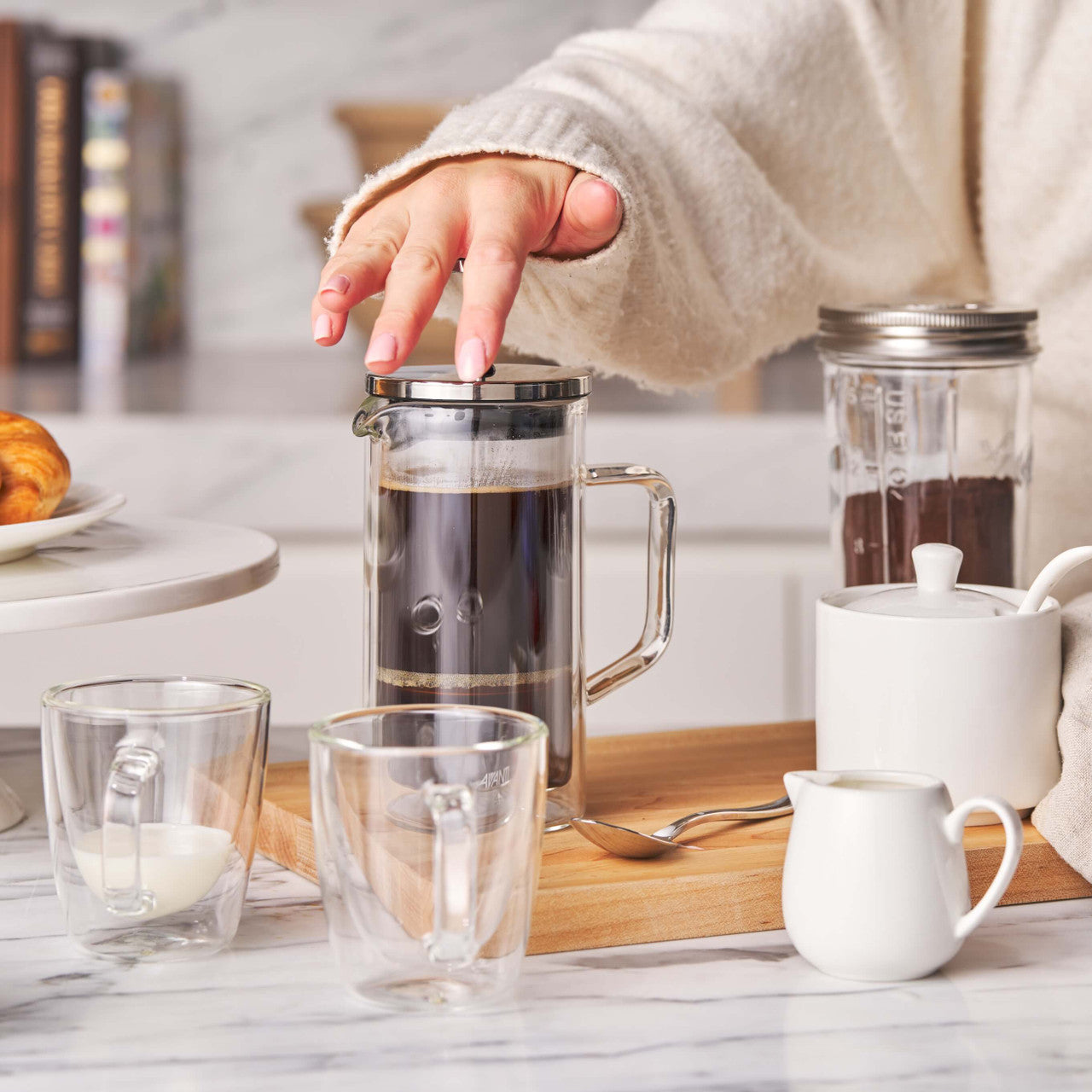 Capri Double Wall Coffee Plunger - 350ml