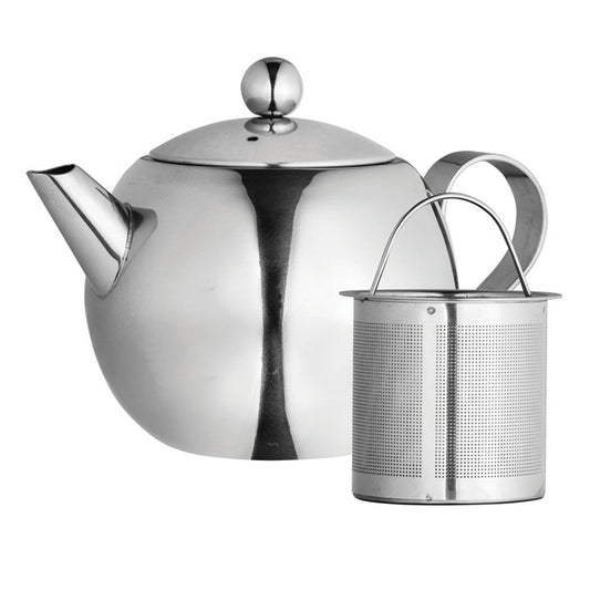 Nouveau Teapot, with Laser Etched Infuser - 900ml