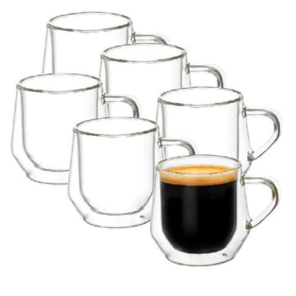 Capri Double Wall Glass Set - 250ml / Set of 6