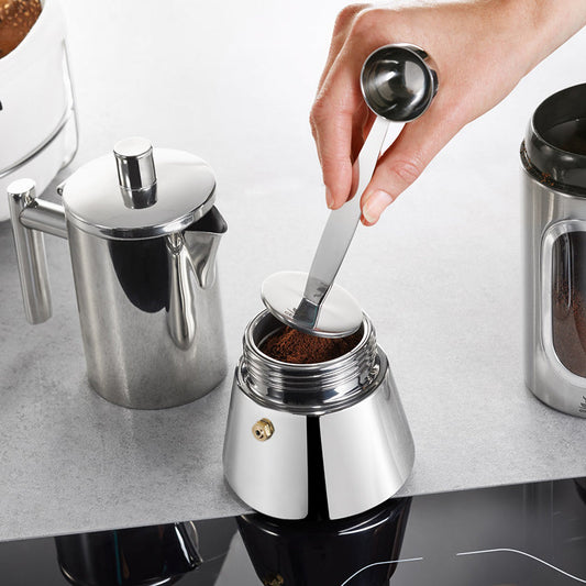 Tamper with coffee scoop measure TAMINO