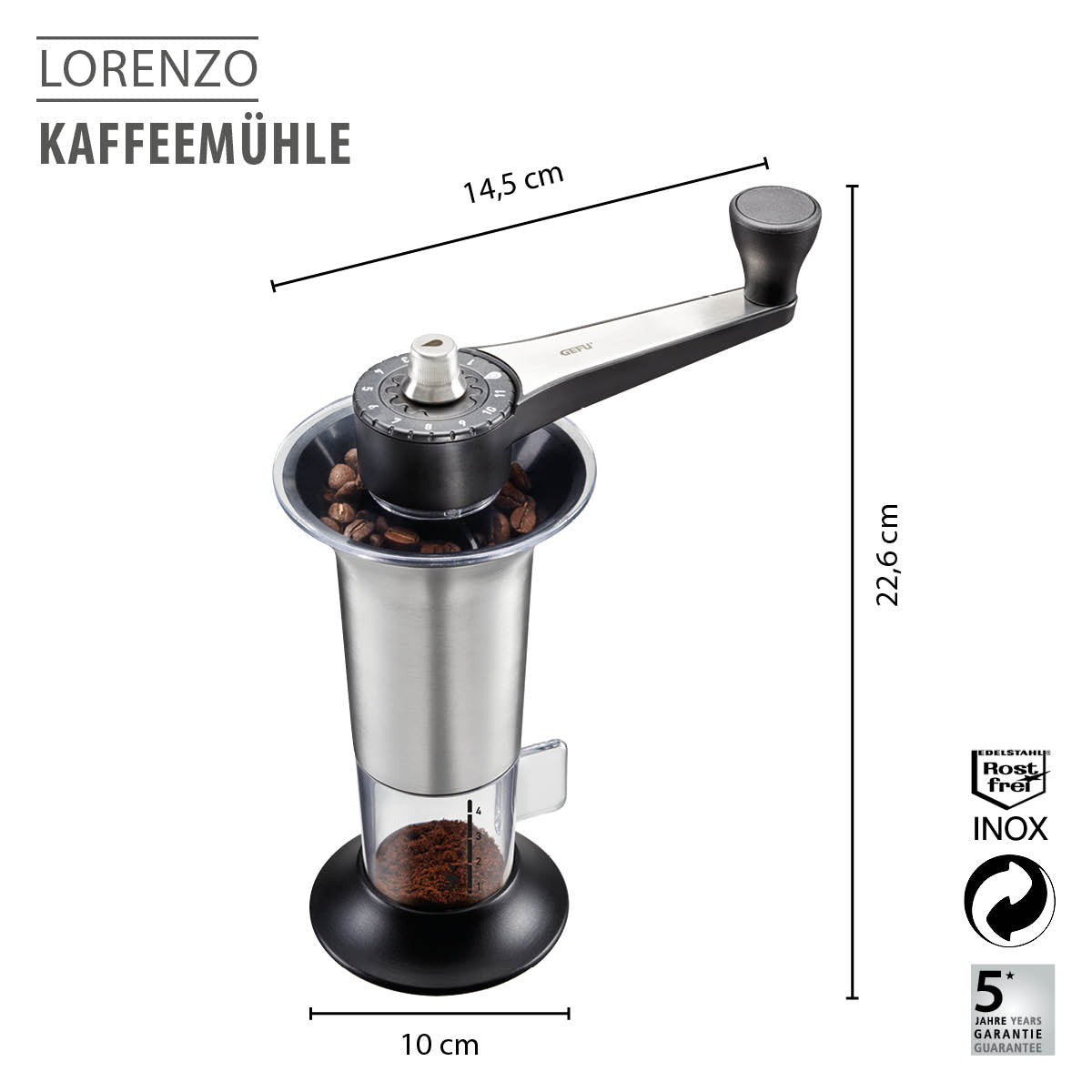 Coffee grinder LORENZO