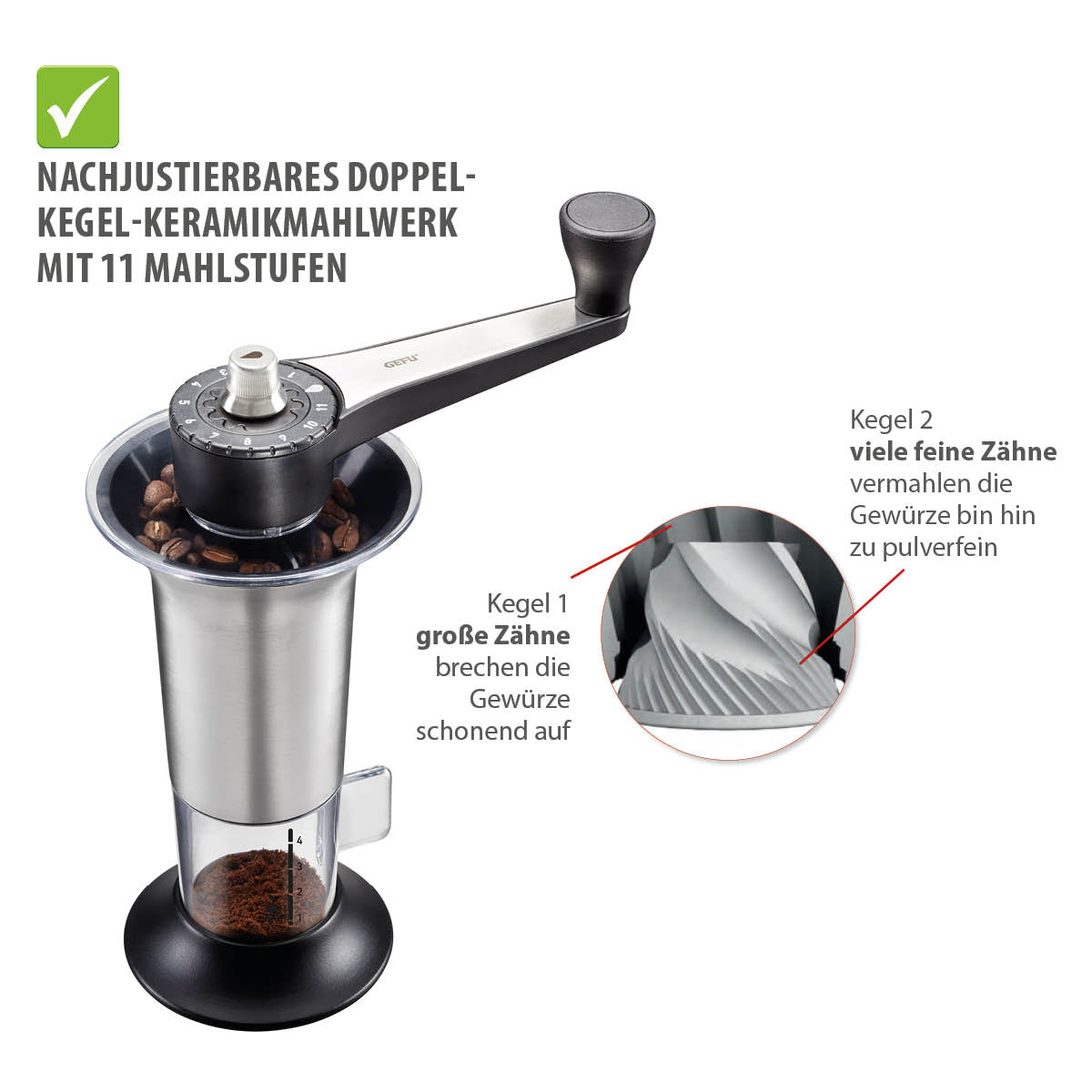 Coffee grinder LORENZO