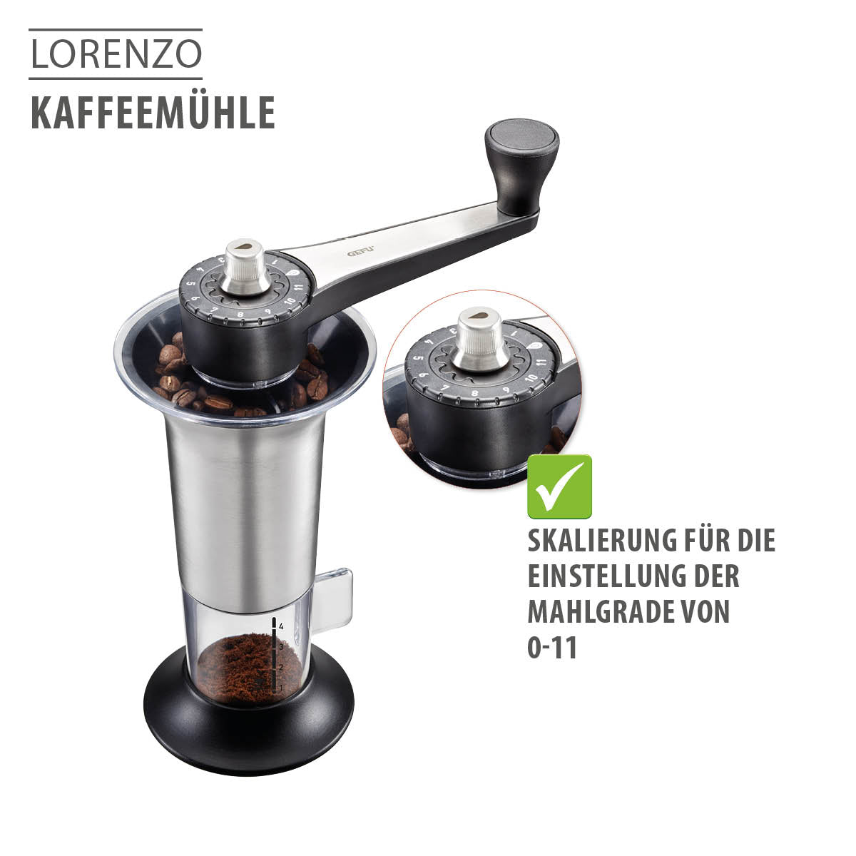 Coffee grinder LORENZO