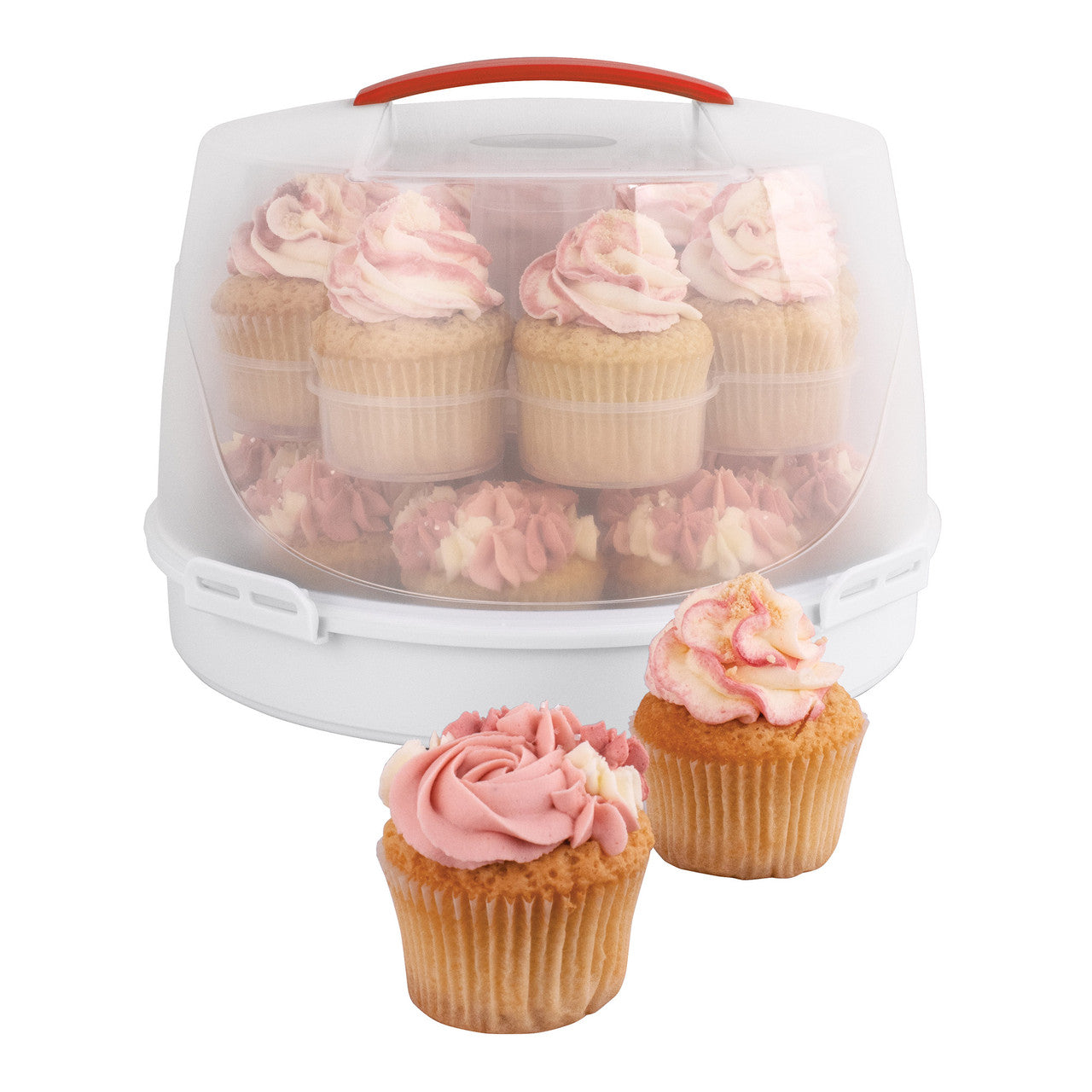 Cupcake & Round Cake Carrier - 16 Cupcakes
