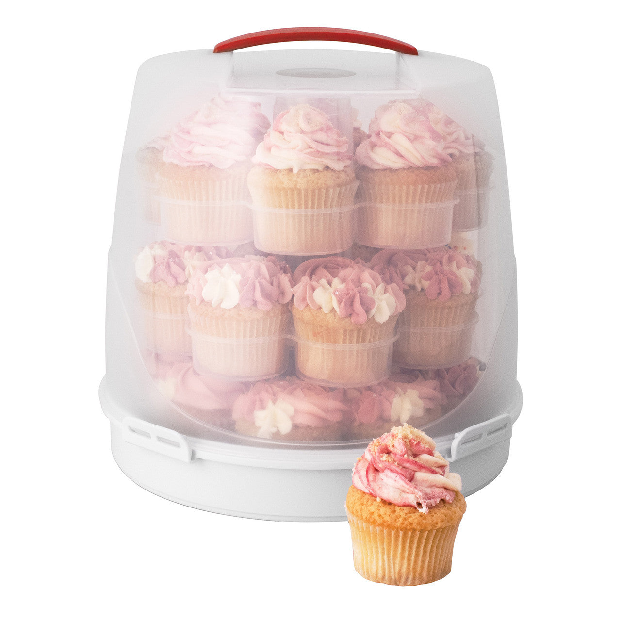 Cupcake & Round Cake Carrier - 24 Cupcakes