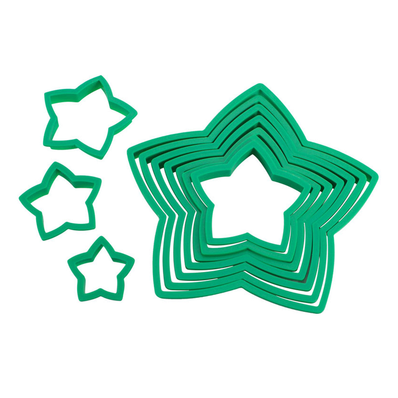 Star Christmas Tree Cookie Cutter Set