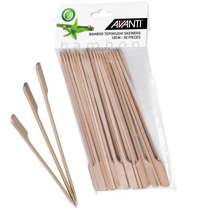 Bamboo Tepokushi Skewers - 18cm