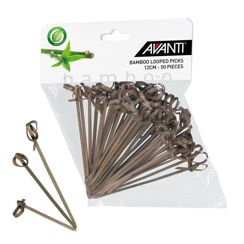 Bamboo Looped Picks - 12cm