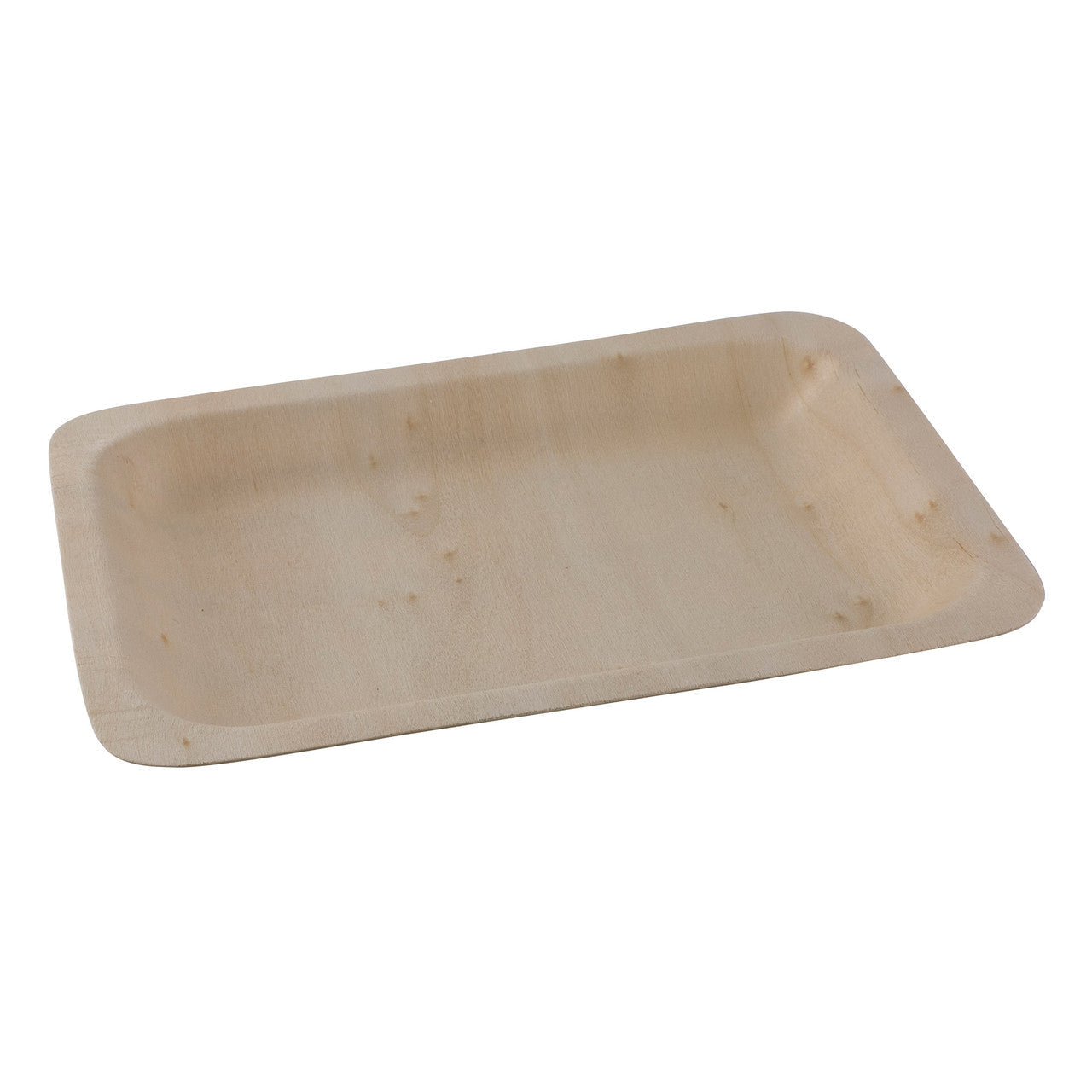 Rectangular Poplar Plate Set