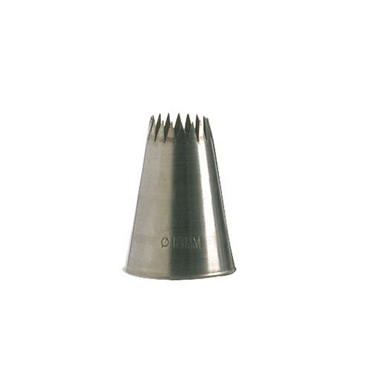 Matfer Bourgeat Piping Tips PF18 - Stainless Steel, Set of 2 - Kitchenly