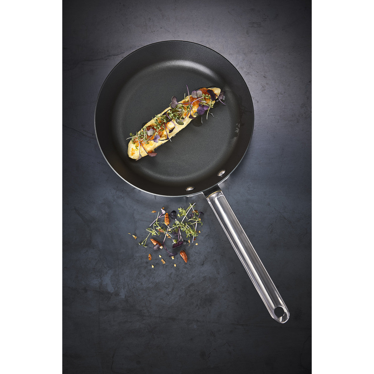 Black Iron Fry Pan - 22cm