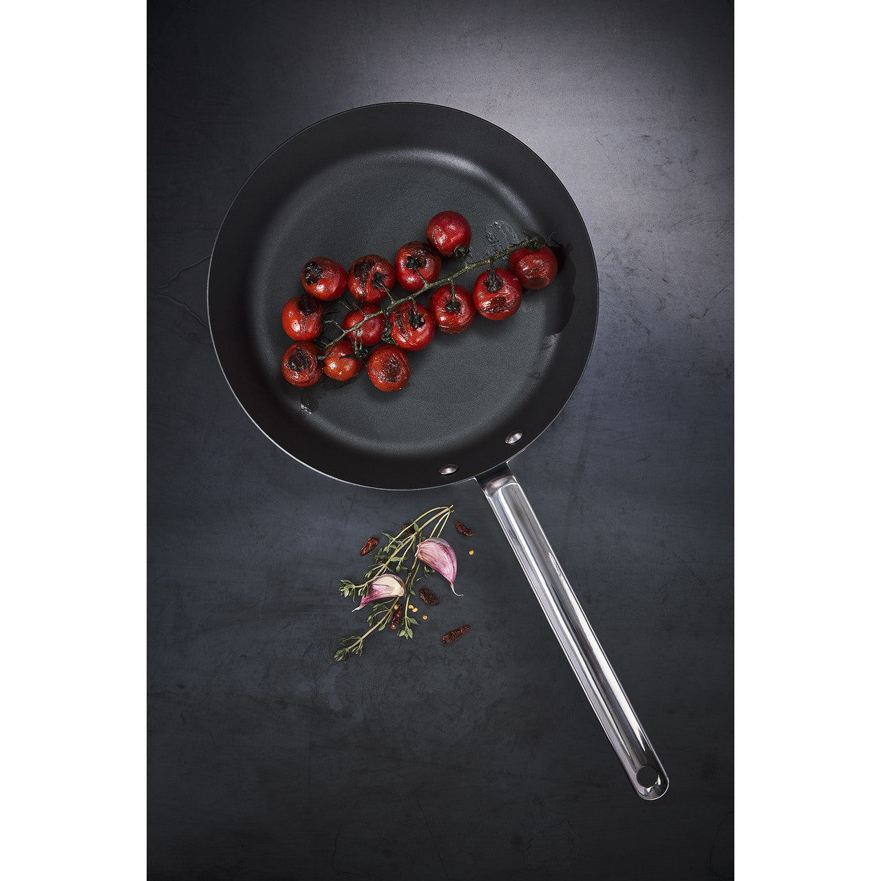 Black Iron Fry Pan - 22cm