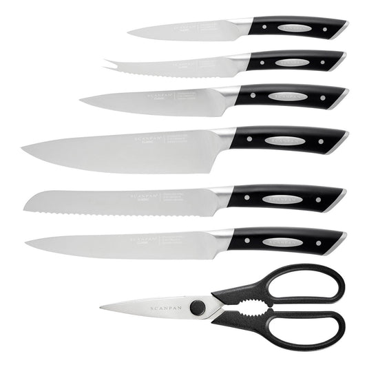 Classic 8 Piece Eclipse Knife Block Set