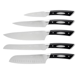 Kalo 6 Piece Knife Block Set - Ash