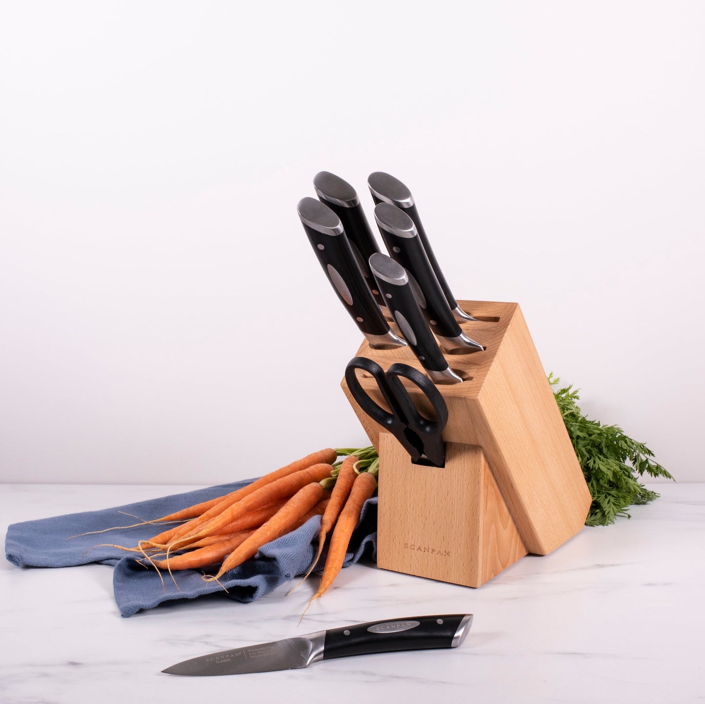 Scanpan Classic 8 Piece Knife Block Set