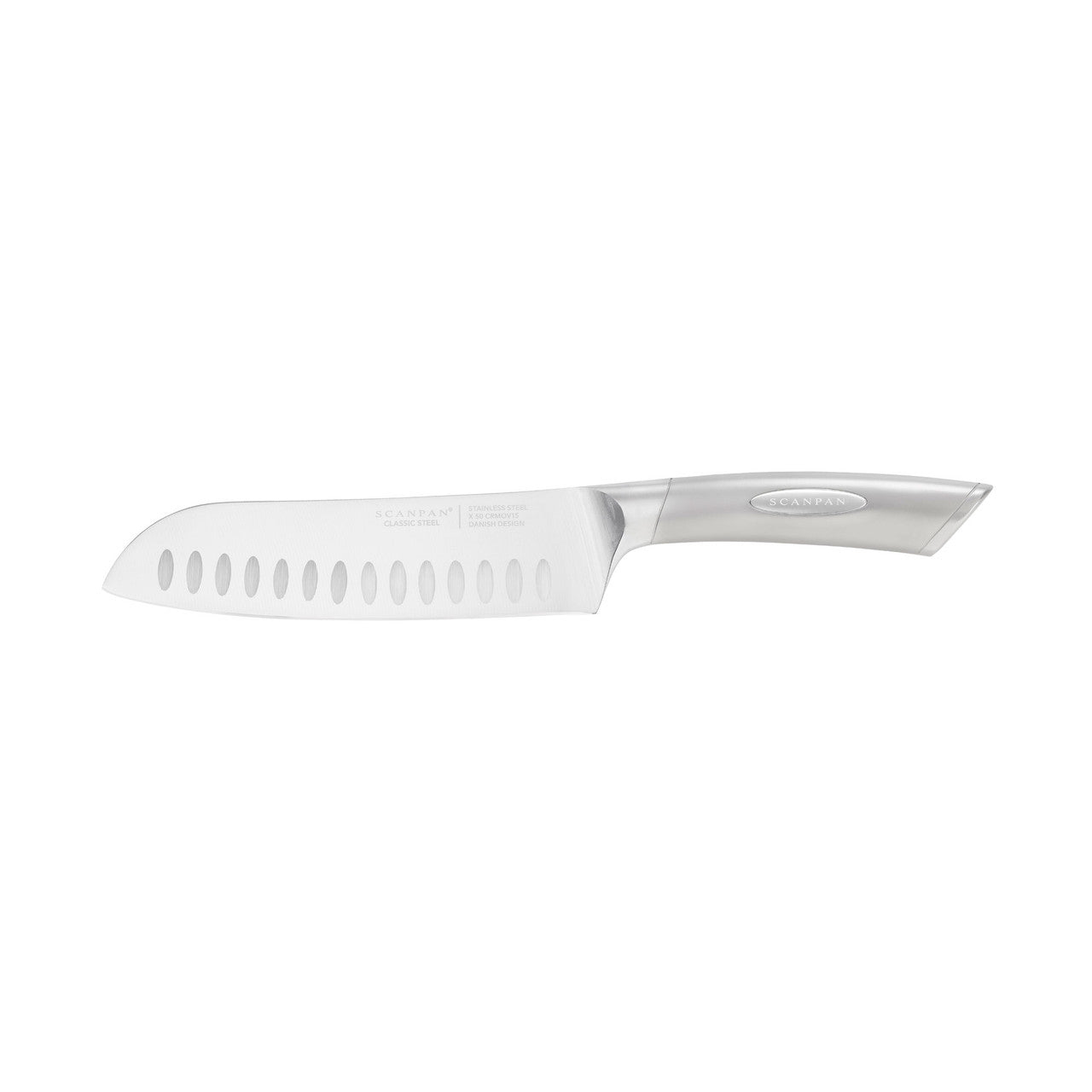 Classic Steel 18cm Santoku Knife