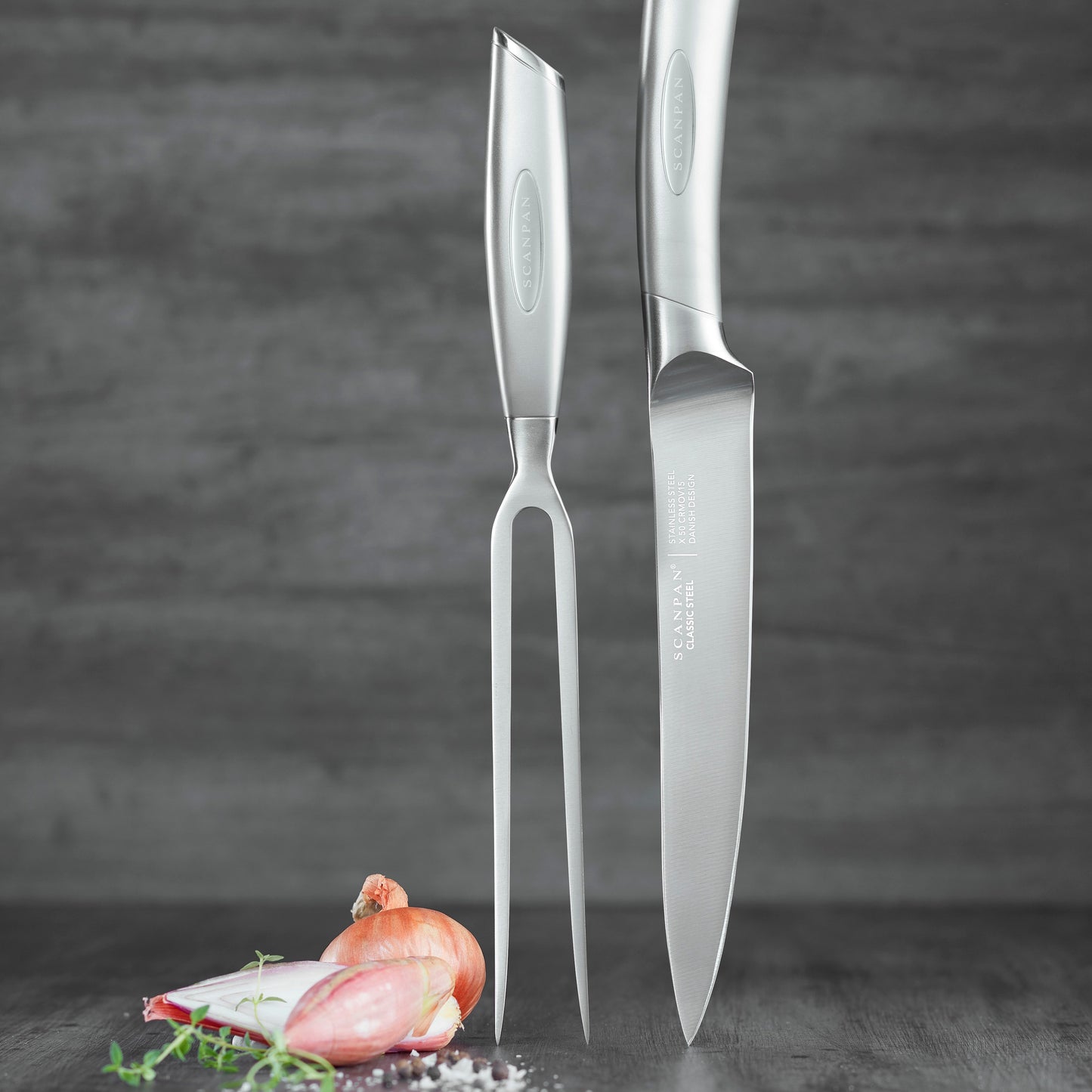 Scanpan Classic Steel 2 Piece Carving Set