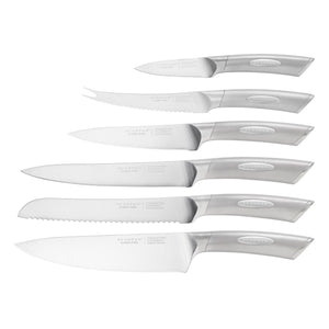 Classic Steel 7 Piece Knife Block Set