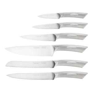 Classic Steel 7 Piece Step Knife Block Set