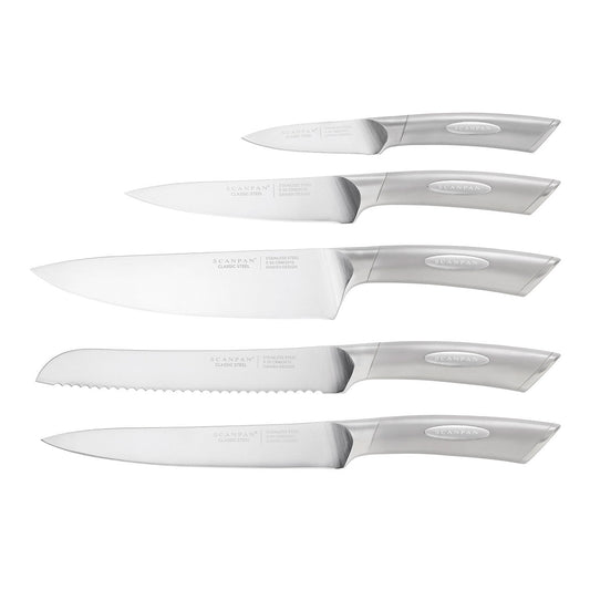 Kalo 6 Piece Knife Block Set - Walnut
