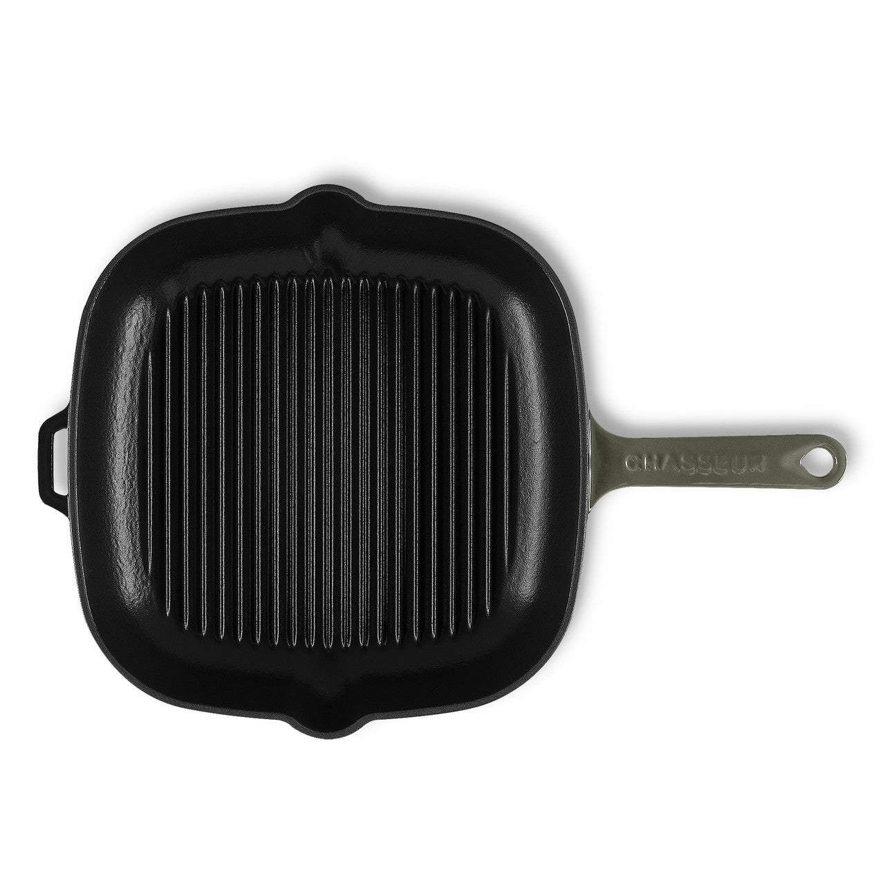 Square Grill 25cm Caviar