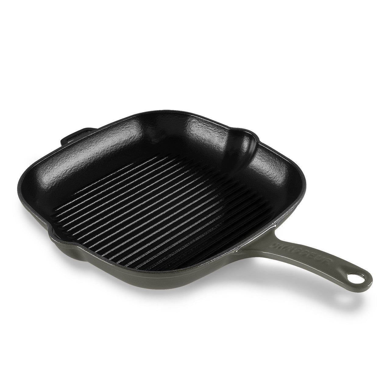 Square Grill 25cm Caviar