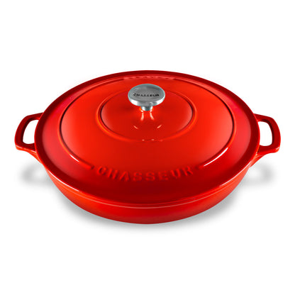 Low Round Casserole 30cm/2.5L  Inferno Red