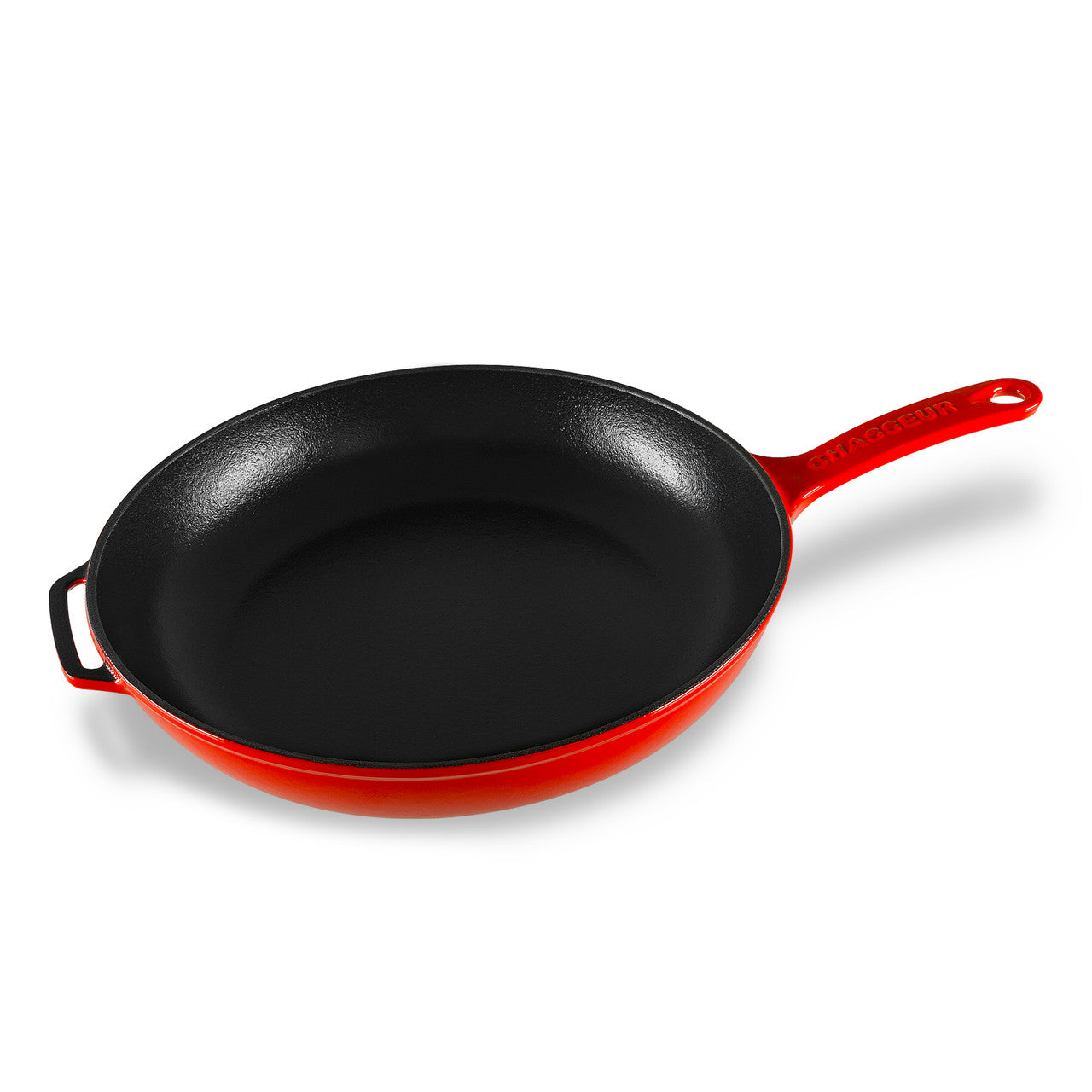 Fry Pan with Cast Handle 28cm  Inferno Red