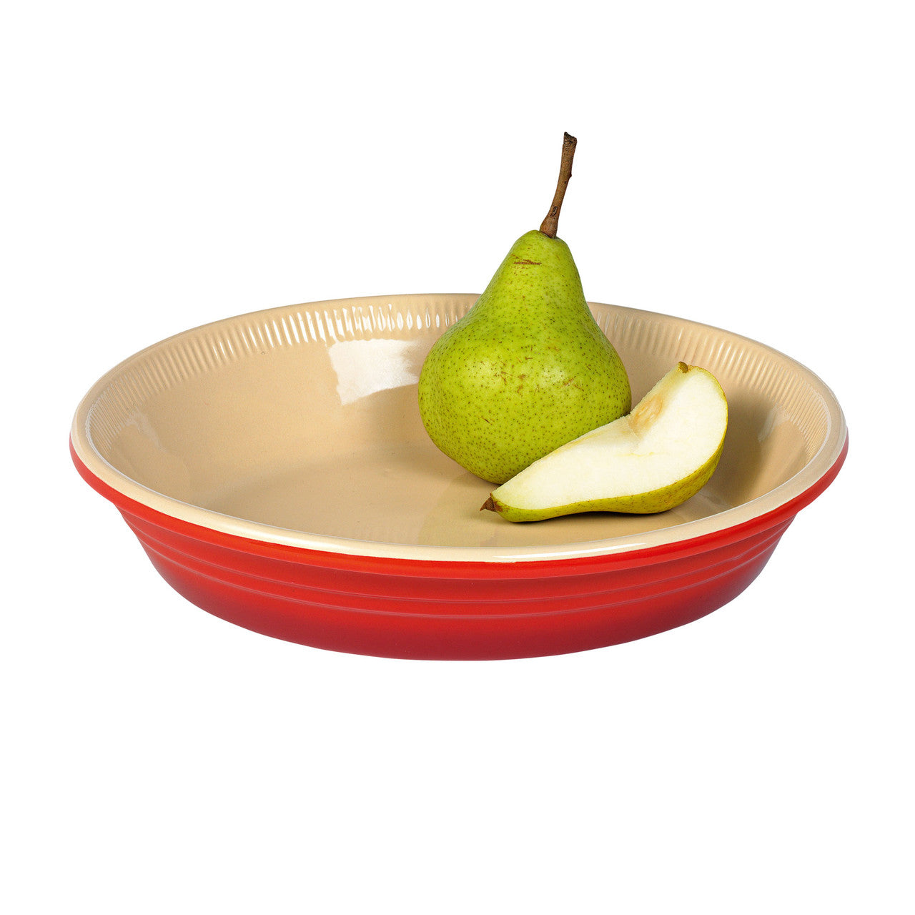 Pie Dish 25cm diam. x 5cm/1.4L  Red