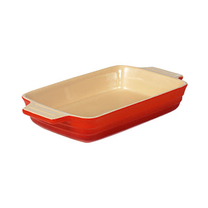 Large Rectangular Baker 32 x 24 x 6cm/3L  Red