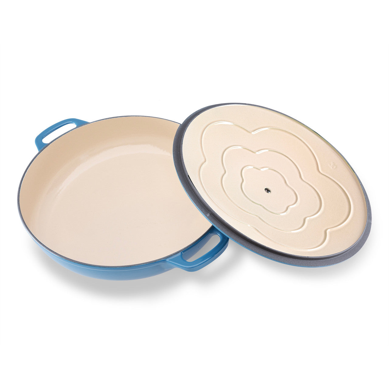 Low Round Casserole 30cm/2.5L  Sky Blue