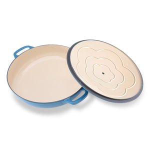 Low Round Casserole 30cm/2.5L  Sky Blue