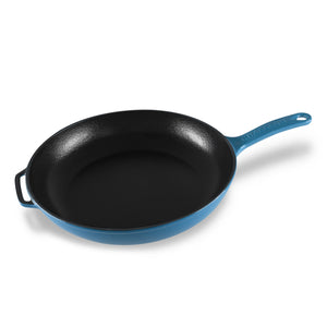 Fry Pan with Cast Handle 28cm  Sky Blue