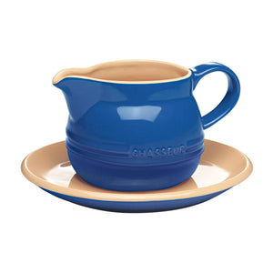 Gravy Boat 450ml with Saucer Blue