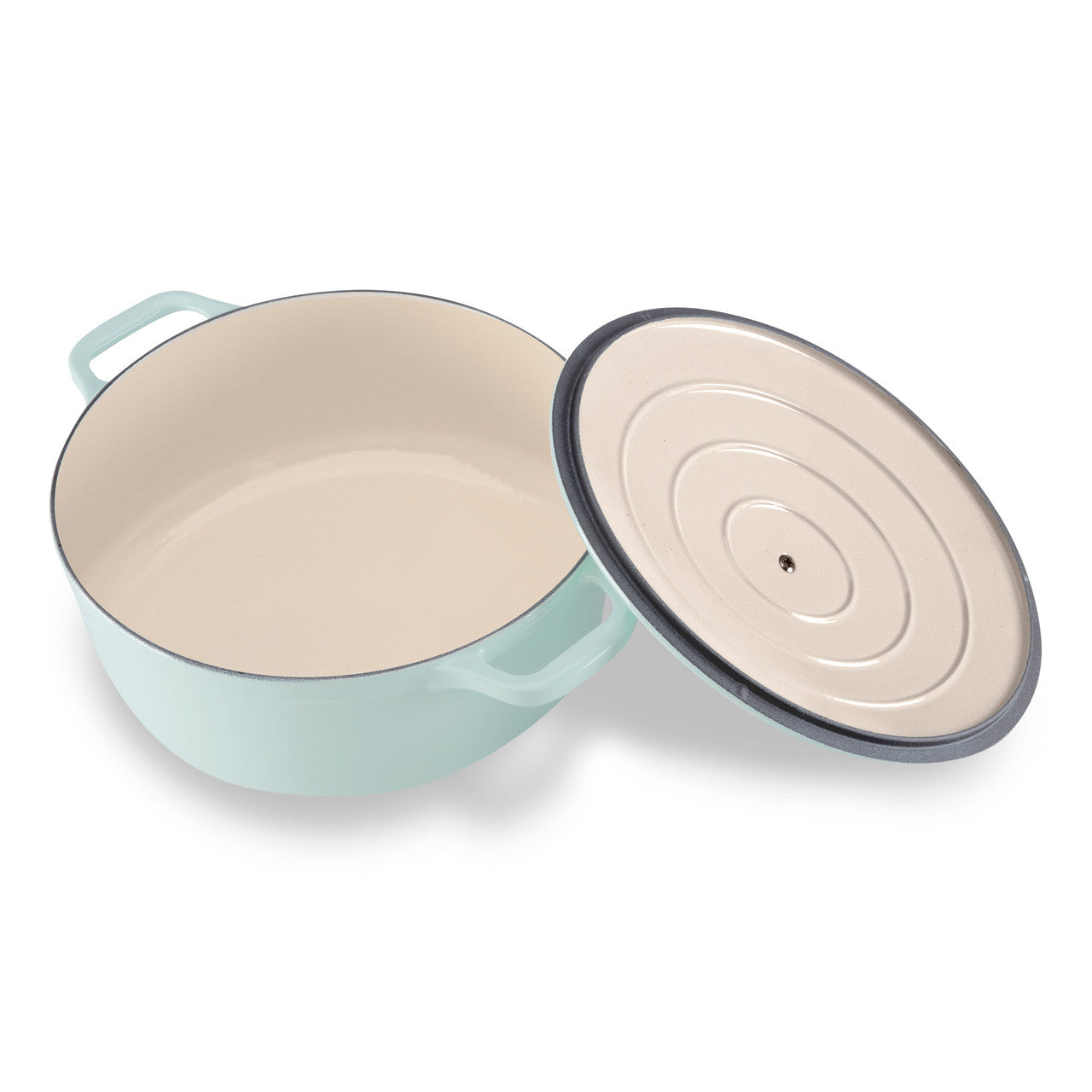 Round French Oven Duck Egg Blue - 24cm/4L