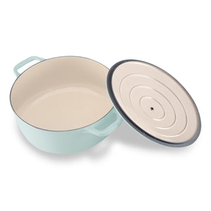 Round French Oven Duck Egg Blue - 24cm/4L