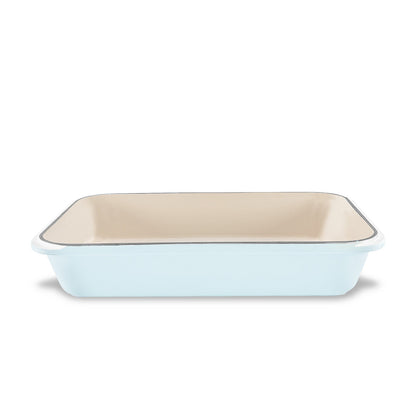 Rectangular Roasting Pan 40 x 26cm Duck Egg Blue