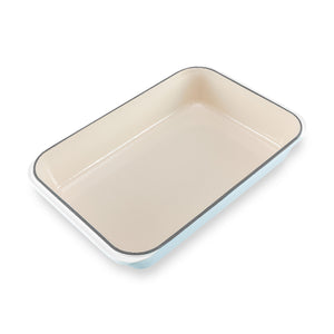 Rectangular Roasting Pan 40 x 26cm Duck Egg Blue