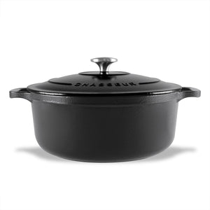 Round French Oven Matte Black - 28cm/6.1L