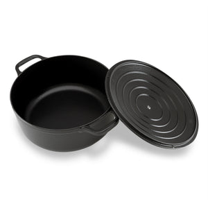 Round French Oven Matte Black - 24cm/4L