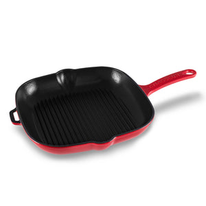 Square Grill 25cm Federation Red