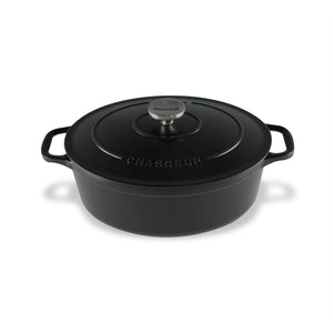 Oval French Oven 27cm/4L Matte Black
