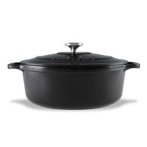 Oval French Oven 27cm/4L Matte Black
