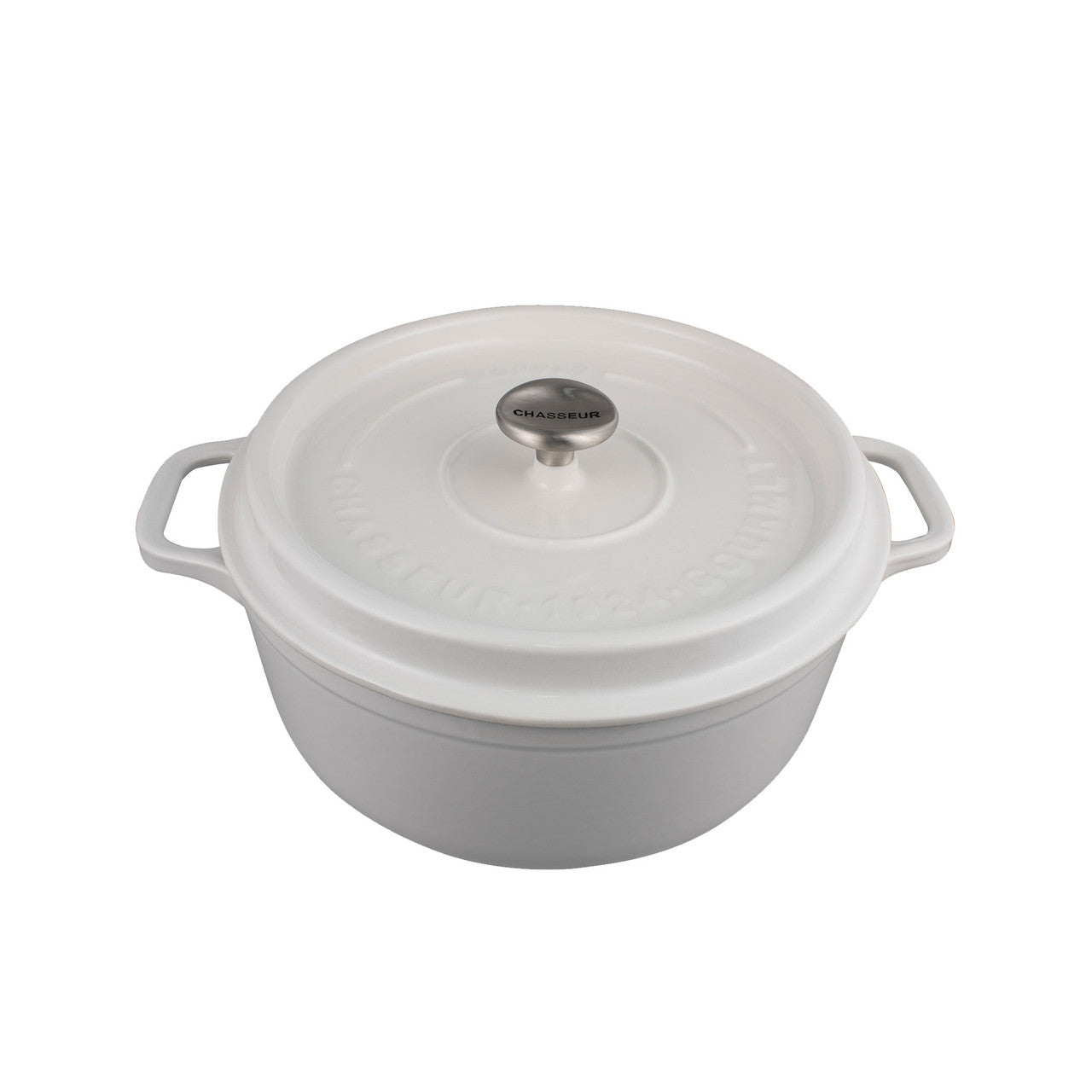 Gourmet Round French Oven 24cm/4 Litre Crisp White