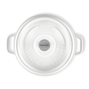 Gourmet Round French Oven 26cm/5 Litre Crisp White