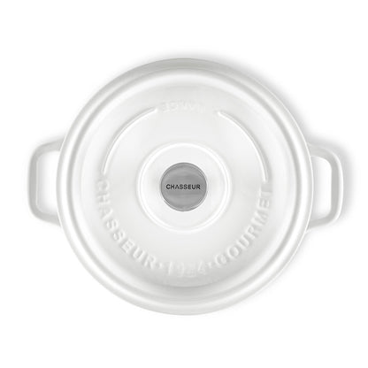 Gourmet Round French Oven 26cm/5 Litre Crisp White