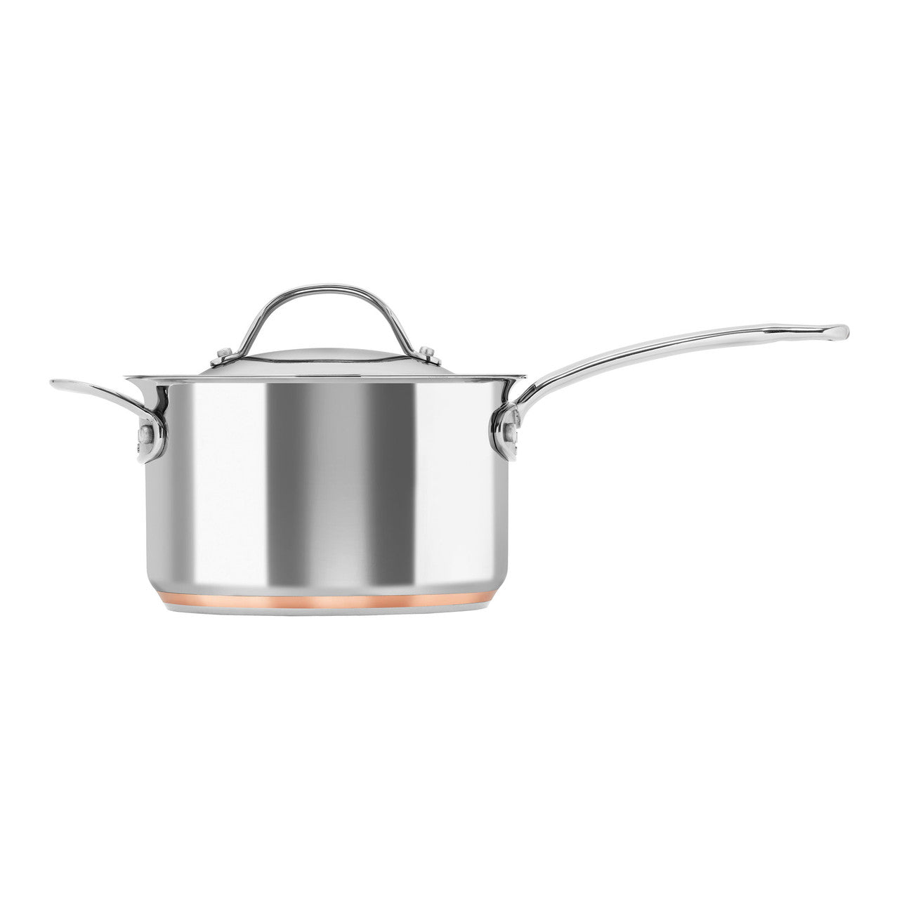 Le Cuivre 20 x 12cm/3.4L Saucepan with Lid and Helper Handle