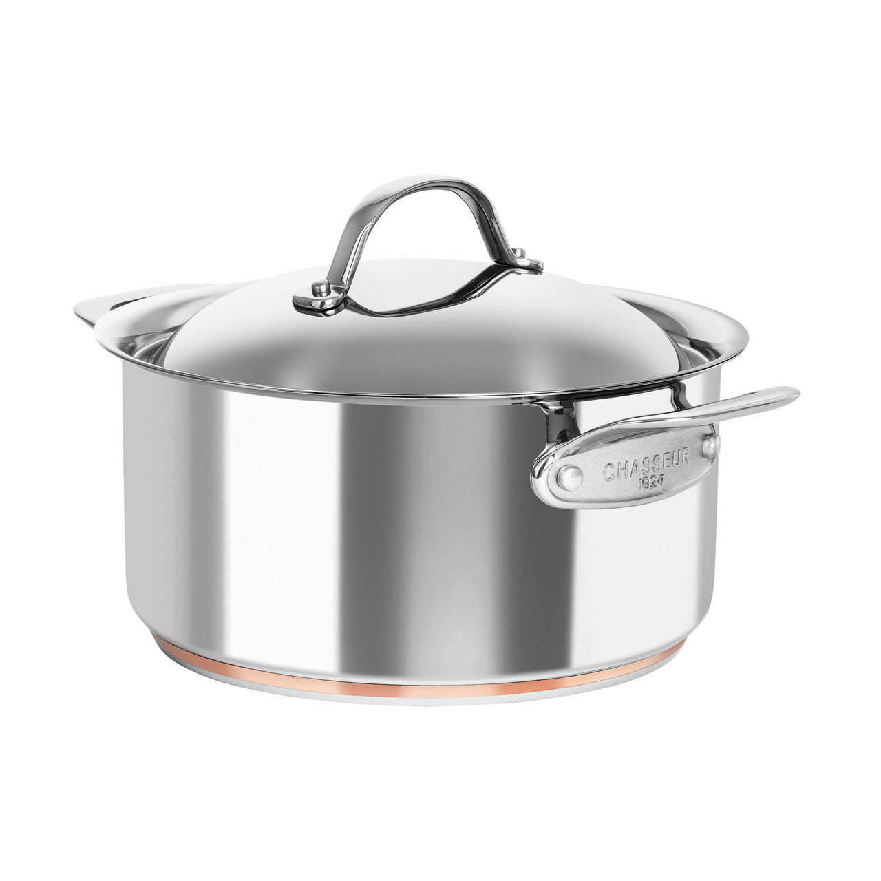 Le Cuivre 24 x 11.5cm/5.2L Casserole with Lid
