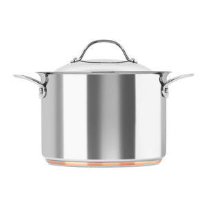 Le Cuivre 24 x 17cm/7.6L Stock Pot with Lid