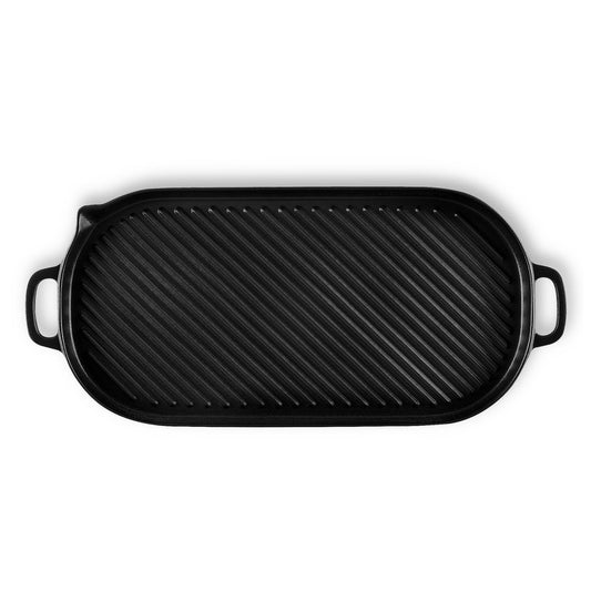 Oval Stove Top Grill 52 x 23cm Onyx